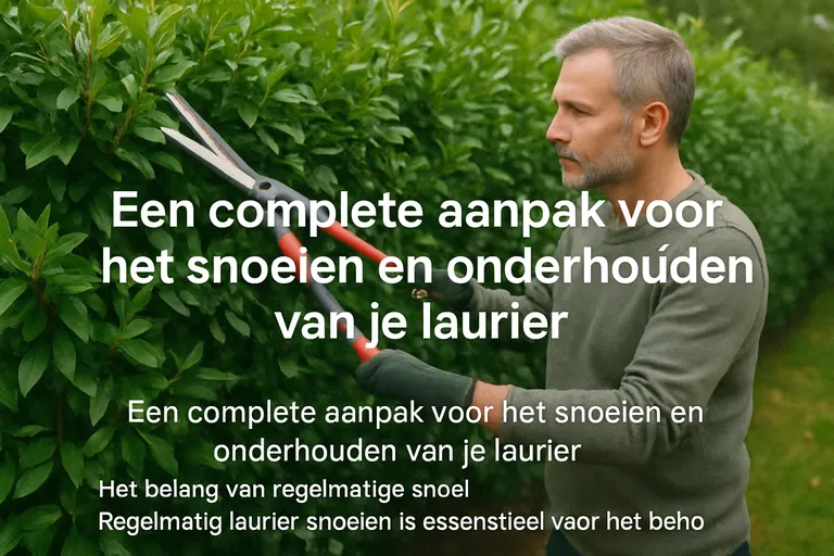 Een complete aanpak voor het snoeien en onderhouden van je laurier